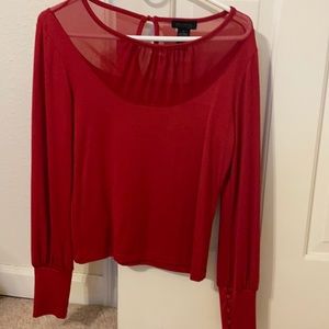 Limited Red Long sleeve Shirt